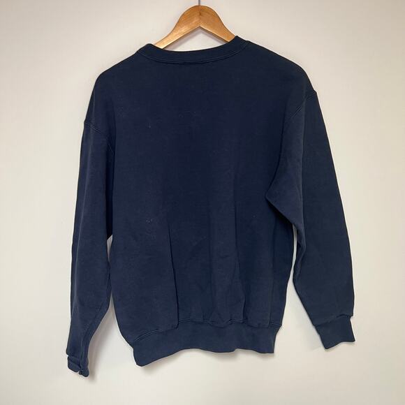 Vintage Phi Mu Epsilon Shirt 90s Navy Blue Sorority Sweater - Picture 2 of 2